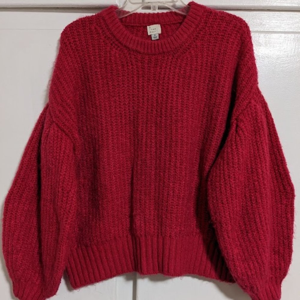 A New Day Oversized Crewneck Sweater
